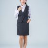 交叉大V領排釦西裝背心 專業制服背心上衣 8-2-400 量身訂製：圖片 7