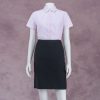 素面隱藏小口袋西裝裙 專業制服西裙 T11 量身訂製：圖片 6