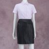 層次感鈕釦腰頭西裝裙 專業制服西裙 T29 量身訂做：圖片 4