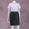 層次感鈕釦腰頭西裝裙 專業制服西裙 T29 量身訂做：圖片 3